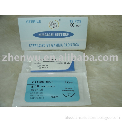 Medical Suture Needle with Thread